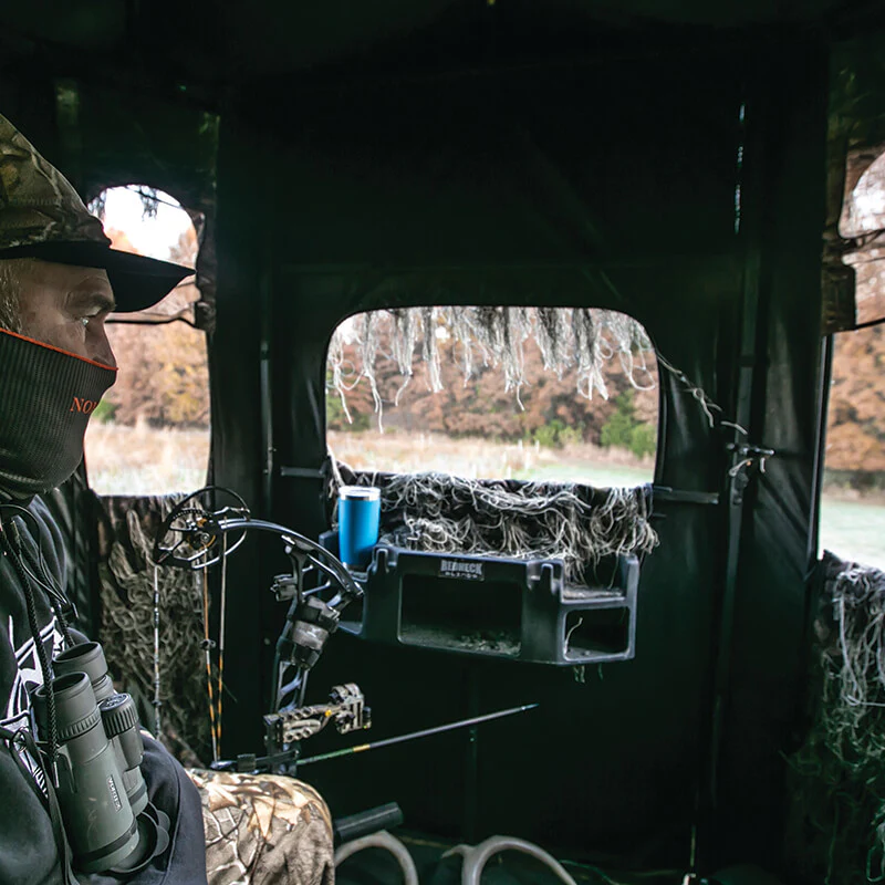 🔥Soft Side 360° Ghillie Deluxe 6X6 Ground Blind🔥