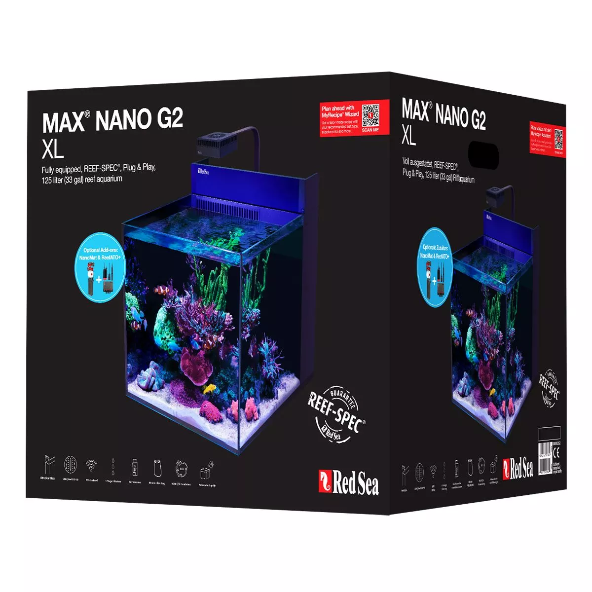 MAX NANO G2 XL Complete Reef System - Red Sea