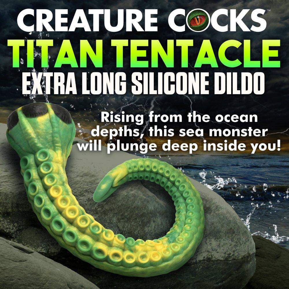 Titan Extra Long 22 Inch Tentacle Dildo w/ Suction Cup