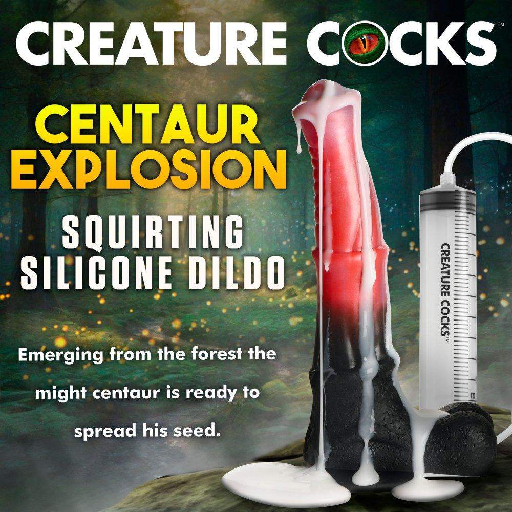 Centaur Explosion 9.6 Inch Squirting Horse Dildo w/ Suction Cup
