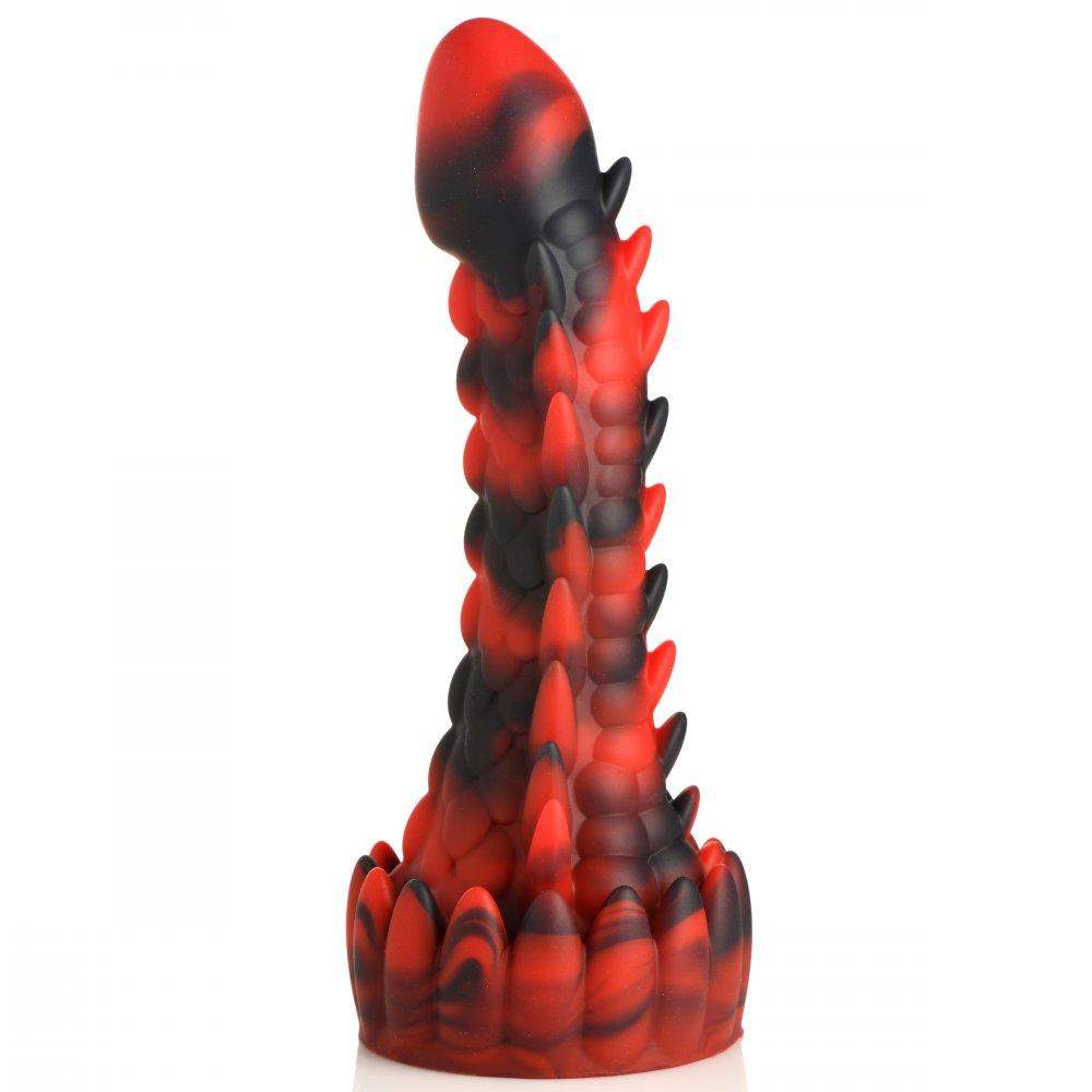 Demon Rising 8 Inch Scaly Dragon Silicone Dildo w/ Suction Cup