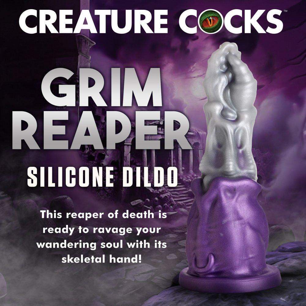 😈 Grim Reaper 9.1 Inch Silicone Monster Dildo w/ Suction Cup