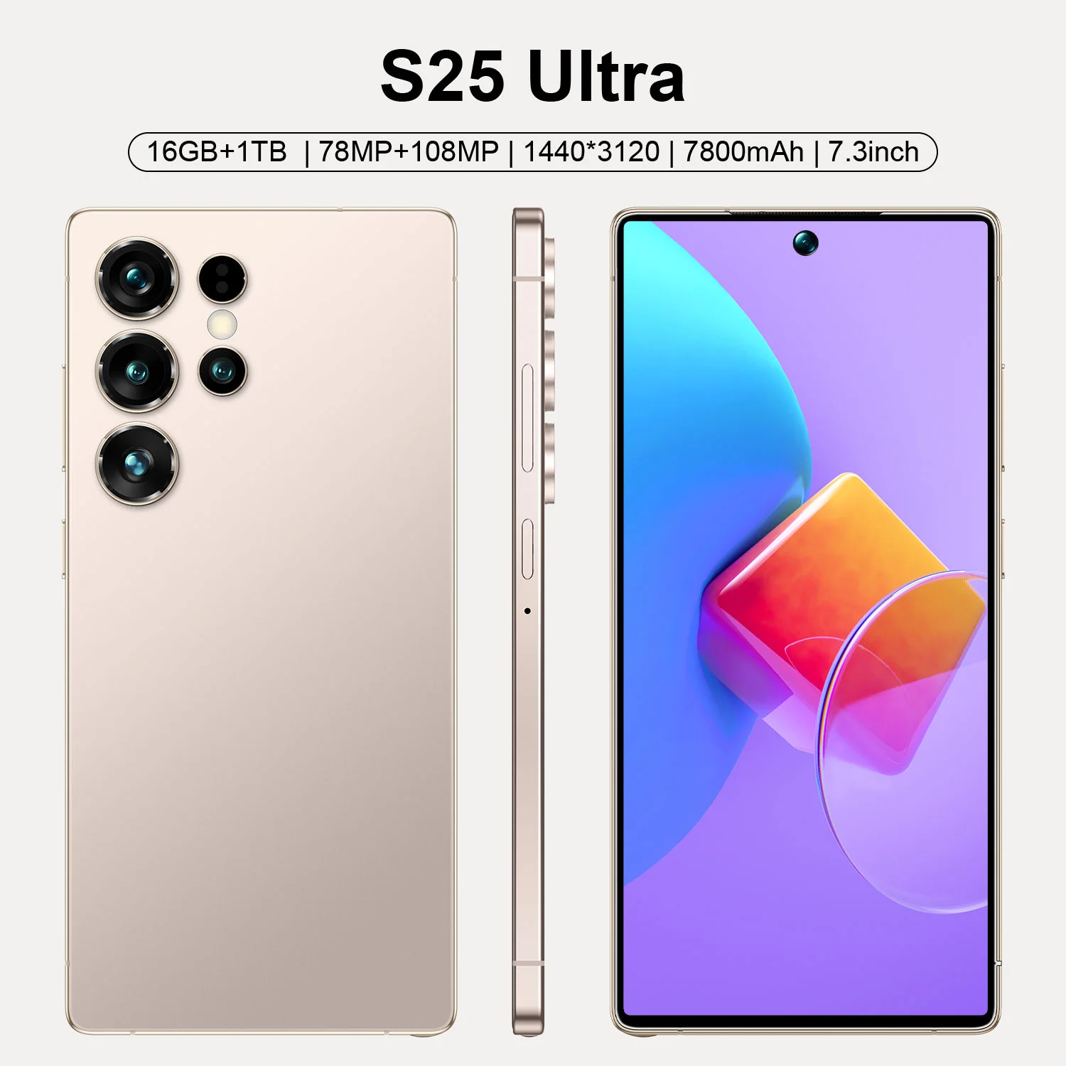 Galaxy S25 Ultra Phone 7.3 Inch 16GB+1TB