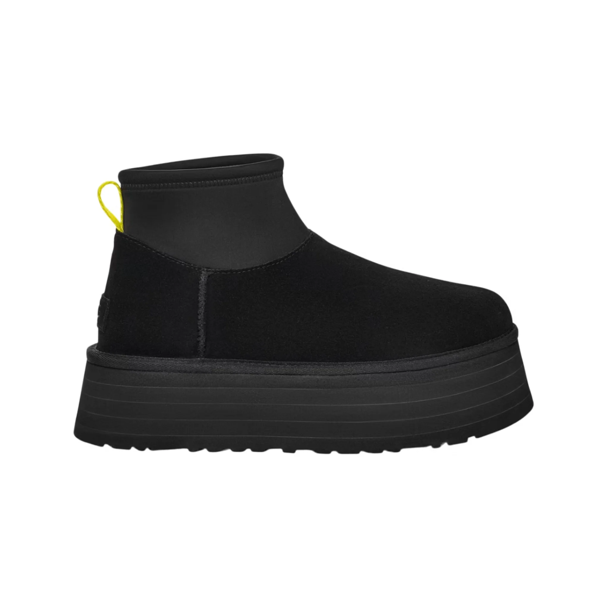 UGG Classic Mini Dipper Boot Black Yellow (Women's)