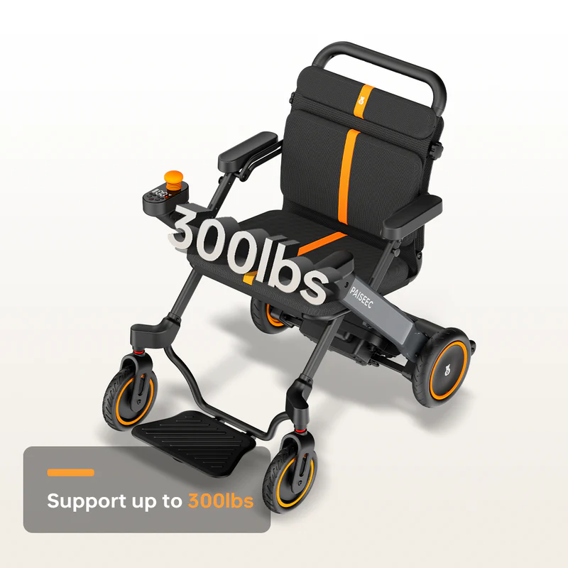 Paiseec 2-in-1 Electric Wheelchair W1