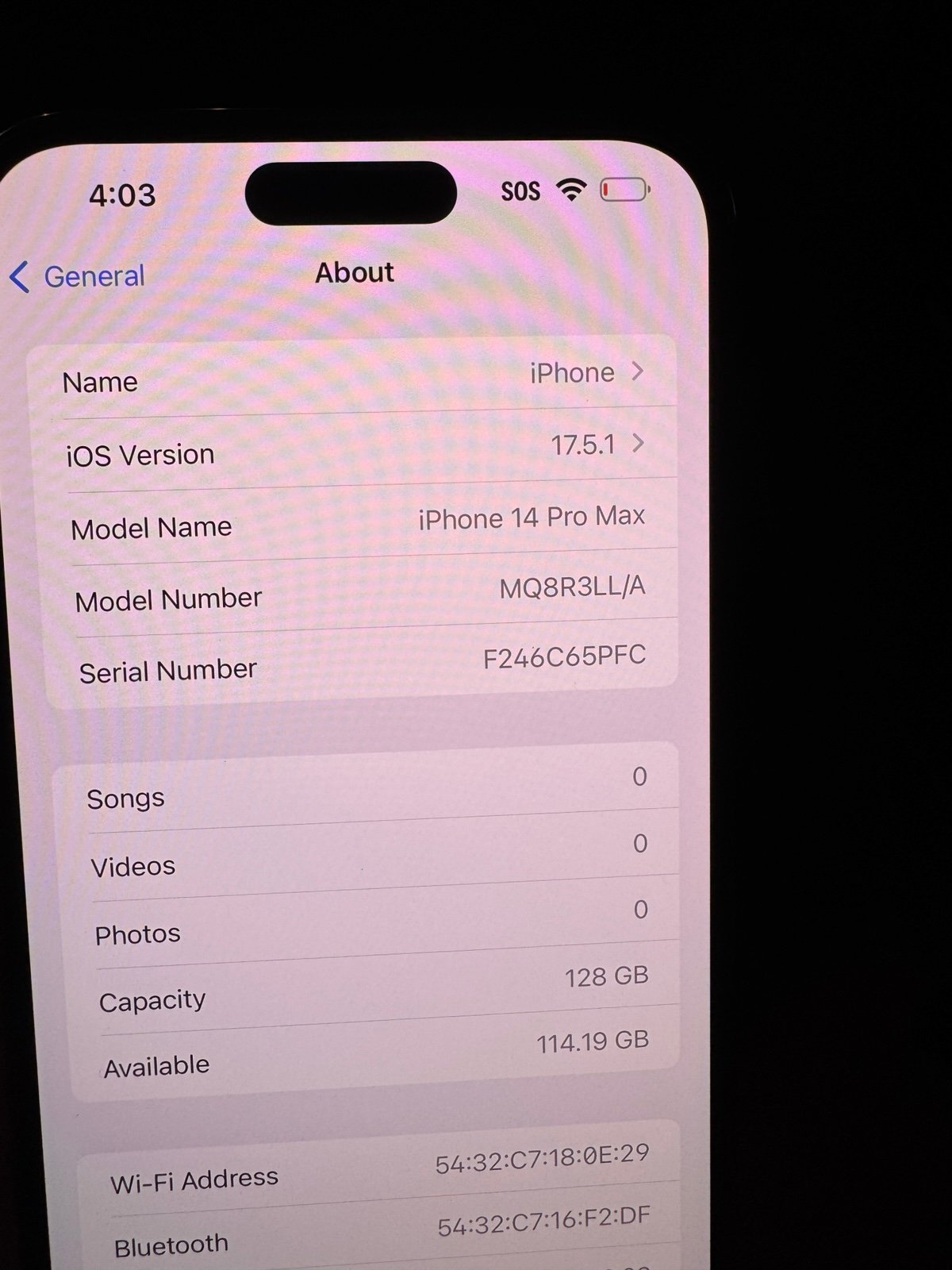 Apple iPhone 14 Pro Max 3M17