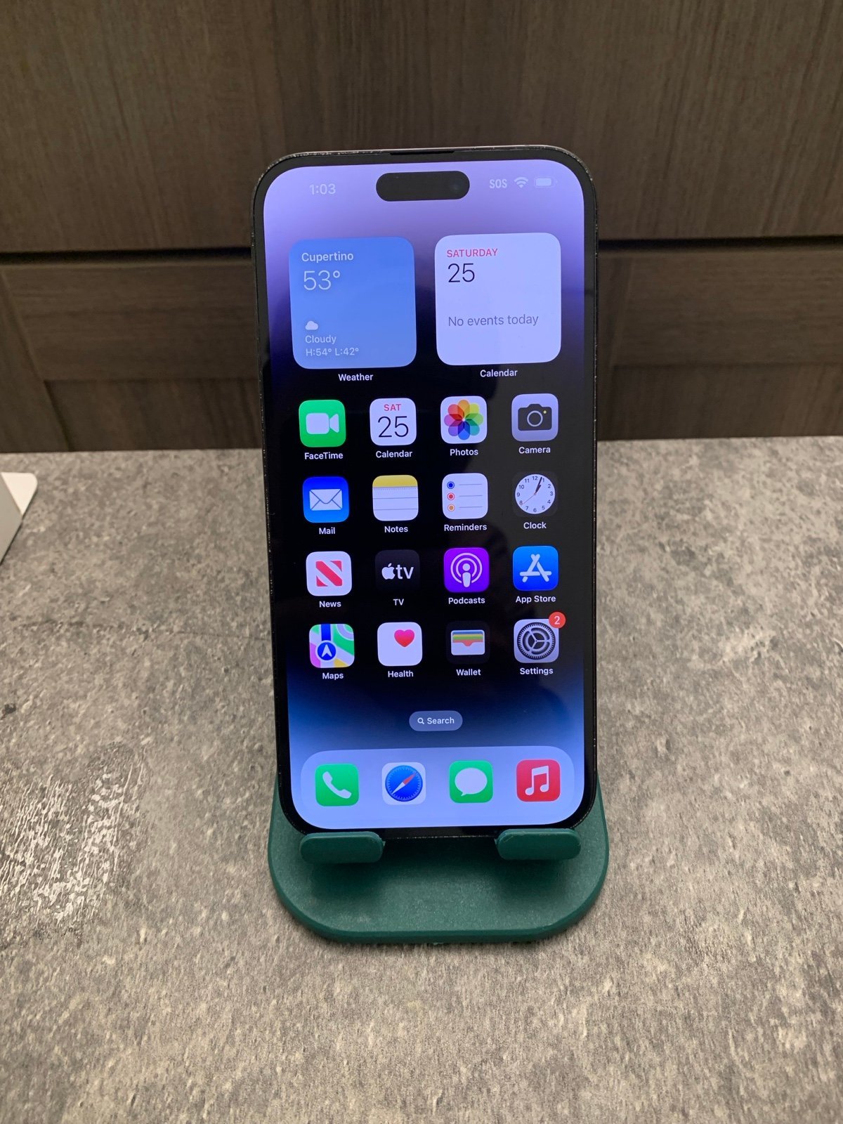 Apple iPhone 14 Pro Max Unlocked 256GB Space Black 6D76