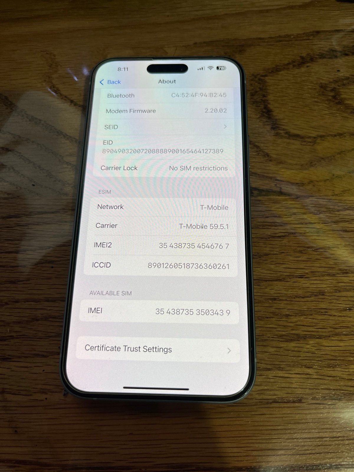 Apple iphone 15 plus unlocked 9M98