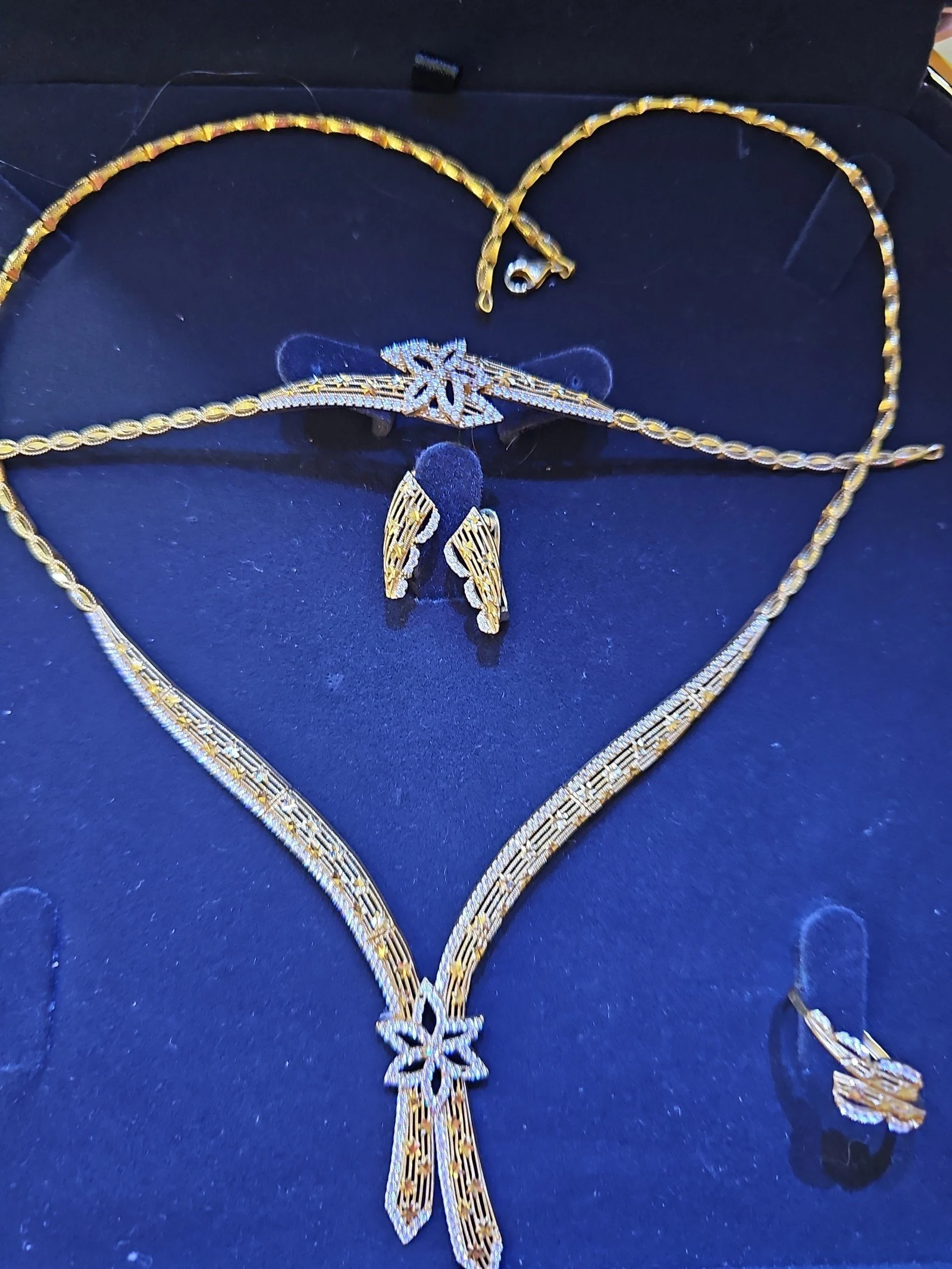 21k solid gold set