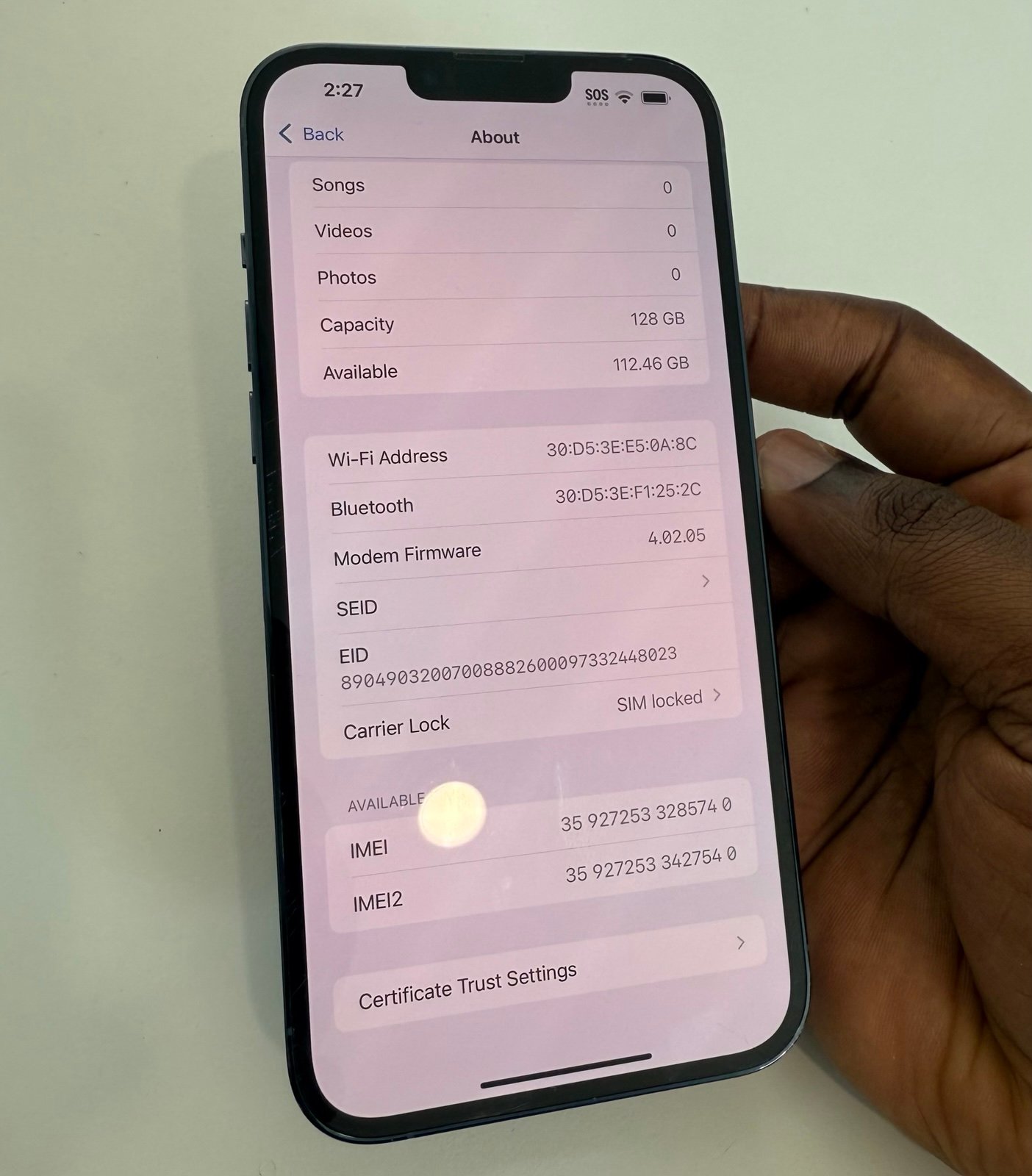 iPhone 13 Pro Max 128GB in Serria Blue FOR SPECTRUM ONLY 8V76