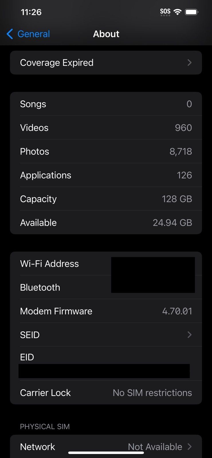 SOLD - Unlocked Apple iPhone 12 Pro Max 128 GB