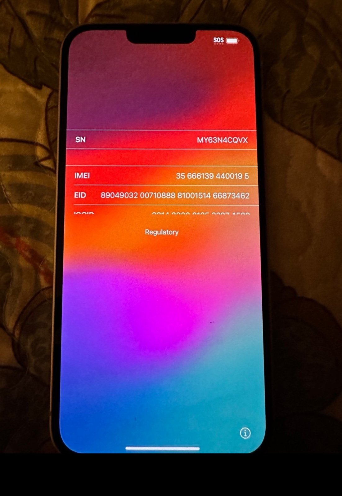 iPhone 14 Plus Purple 256 GB - Verizon 9Z28