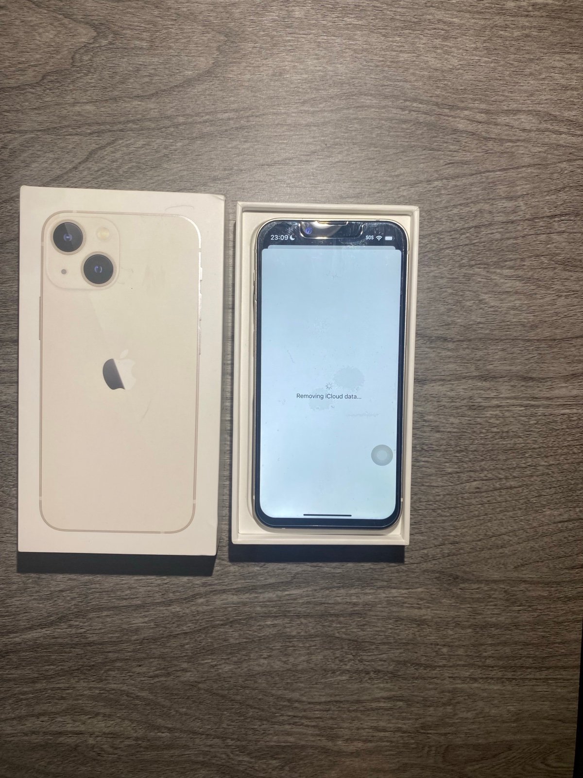 Apple iPhone 13 mini 128GB unlocked white (Battery health 85%) 6L21