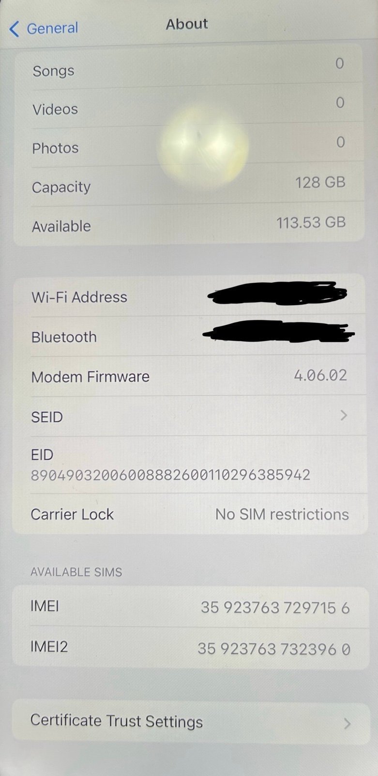 Apple iPhone 12 Pro Max 128 GB in Graphite for Unlocked 8C93