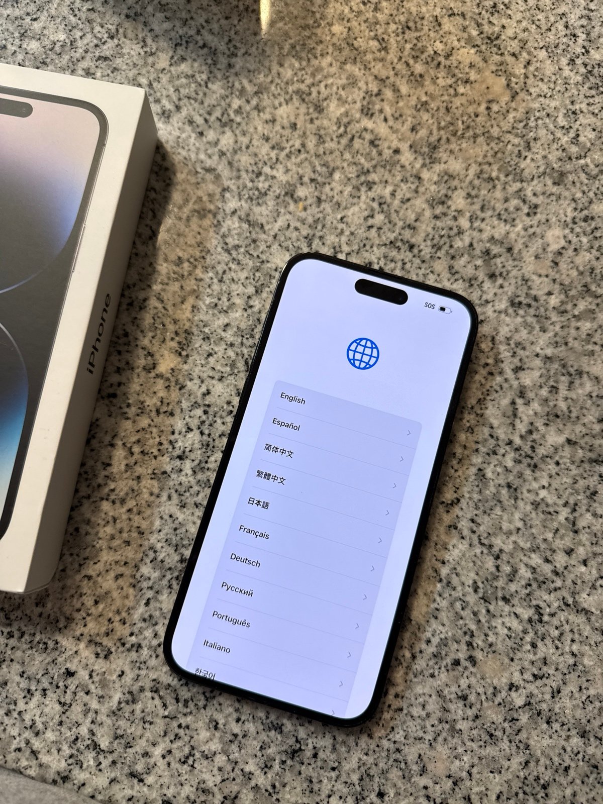 iphone 14 pro max phone 256 GB unlocked 9V52