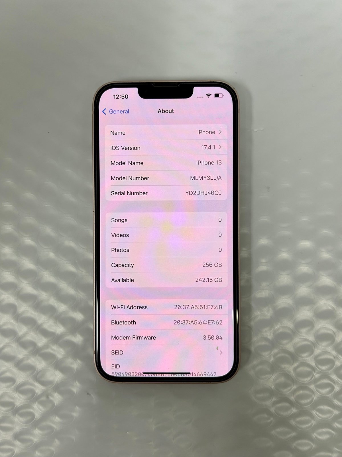 IPhone 13 Tmobile 5G Pink 256GB Excellent Condition 3B57