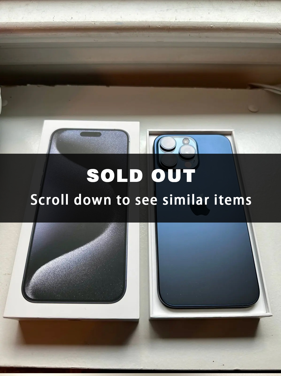 SOLD - Apple iPhone 15 Pro Max / 256GB / Titanium Blue / AppleCare+