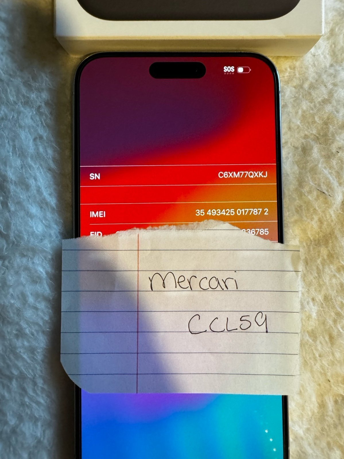 Like new Condition iPhone 15 Pro Max | White Titanium | 256GB | Includes Case 1T75