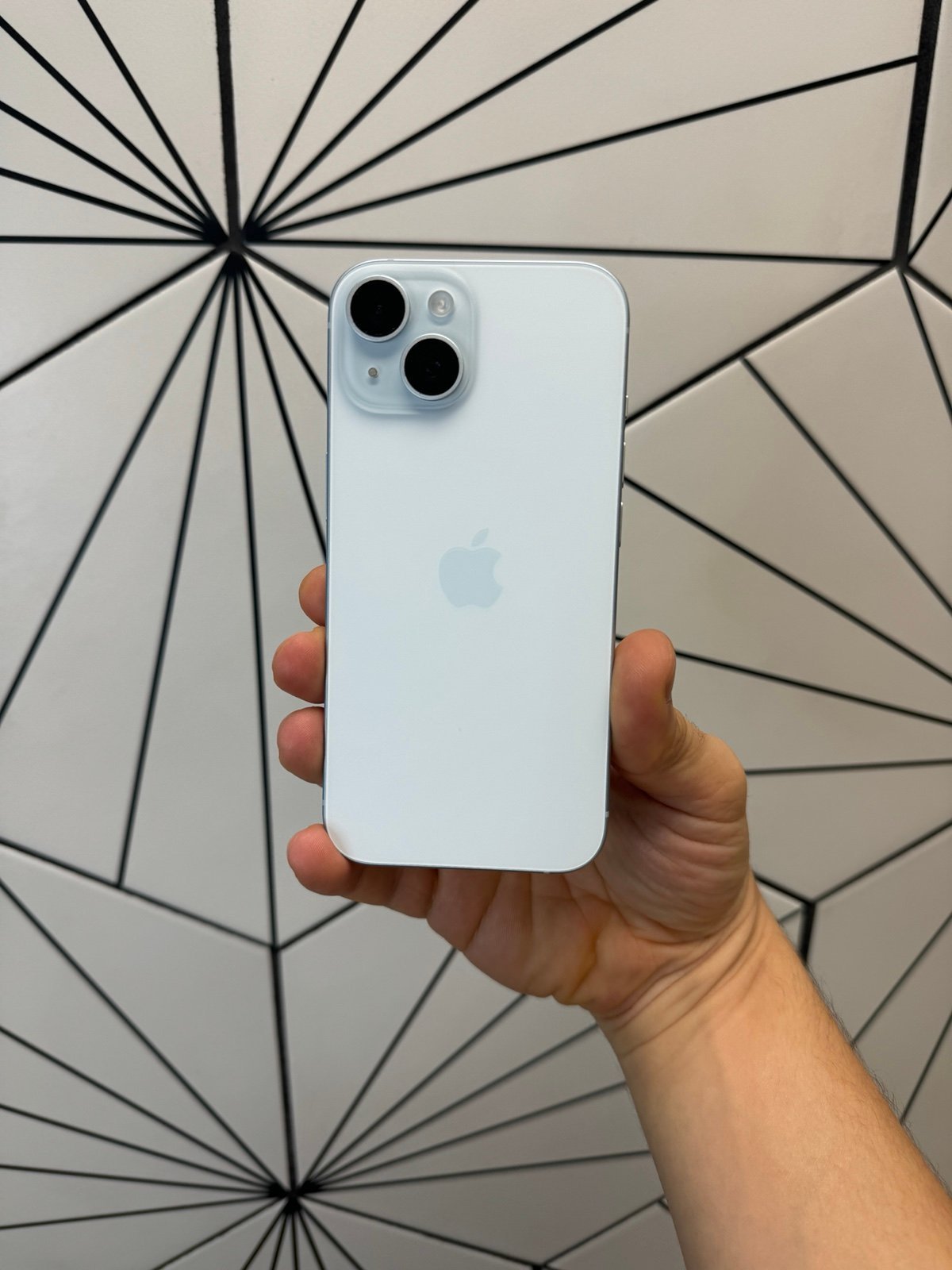 iPhone 15 Blue 128GB ATT & H2O like New with Apple Care til Jun 2025 9Y88