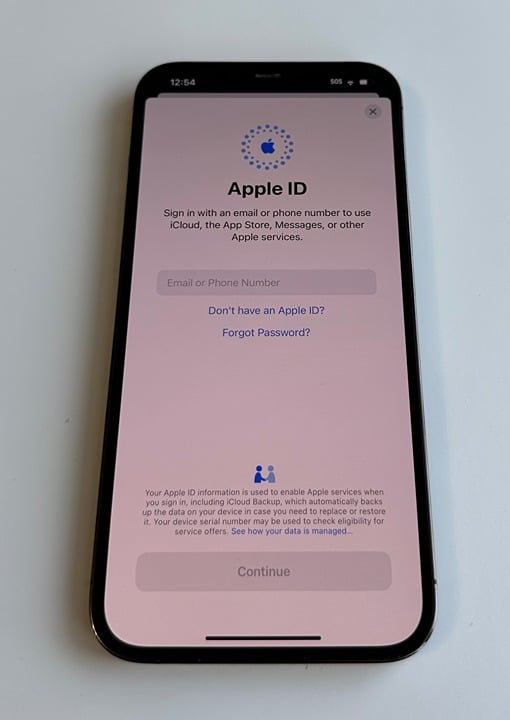 Apple iPhone 12 Pro Max 256GB Graphite (AT&T Cricket H20) A2342 6J25