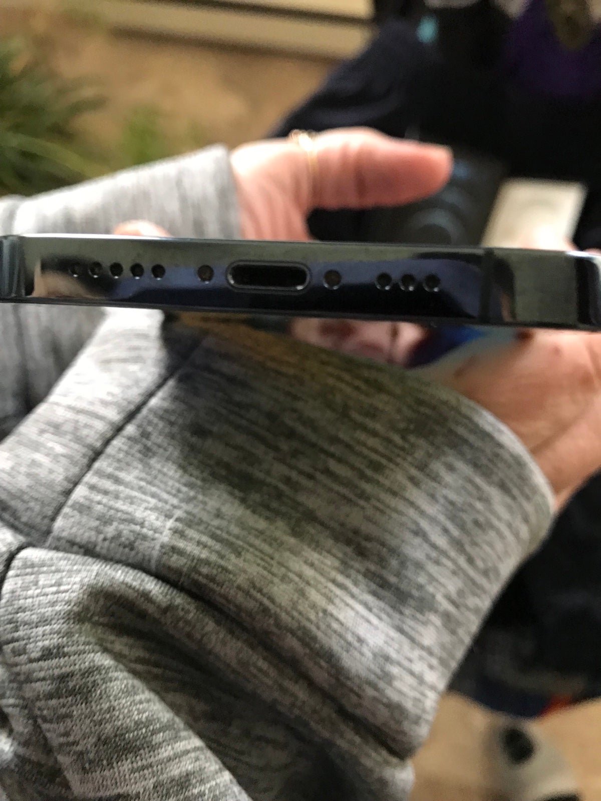 Apple iphone 12 pro 256gb pacific blue factory unlocked tempered glass installed 1Q98