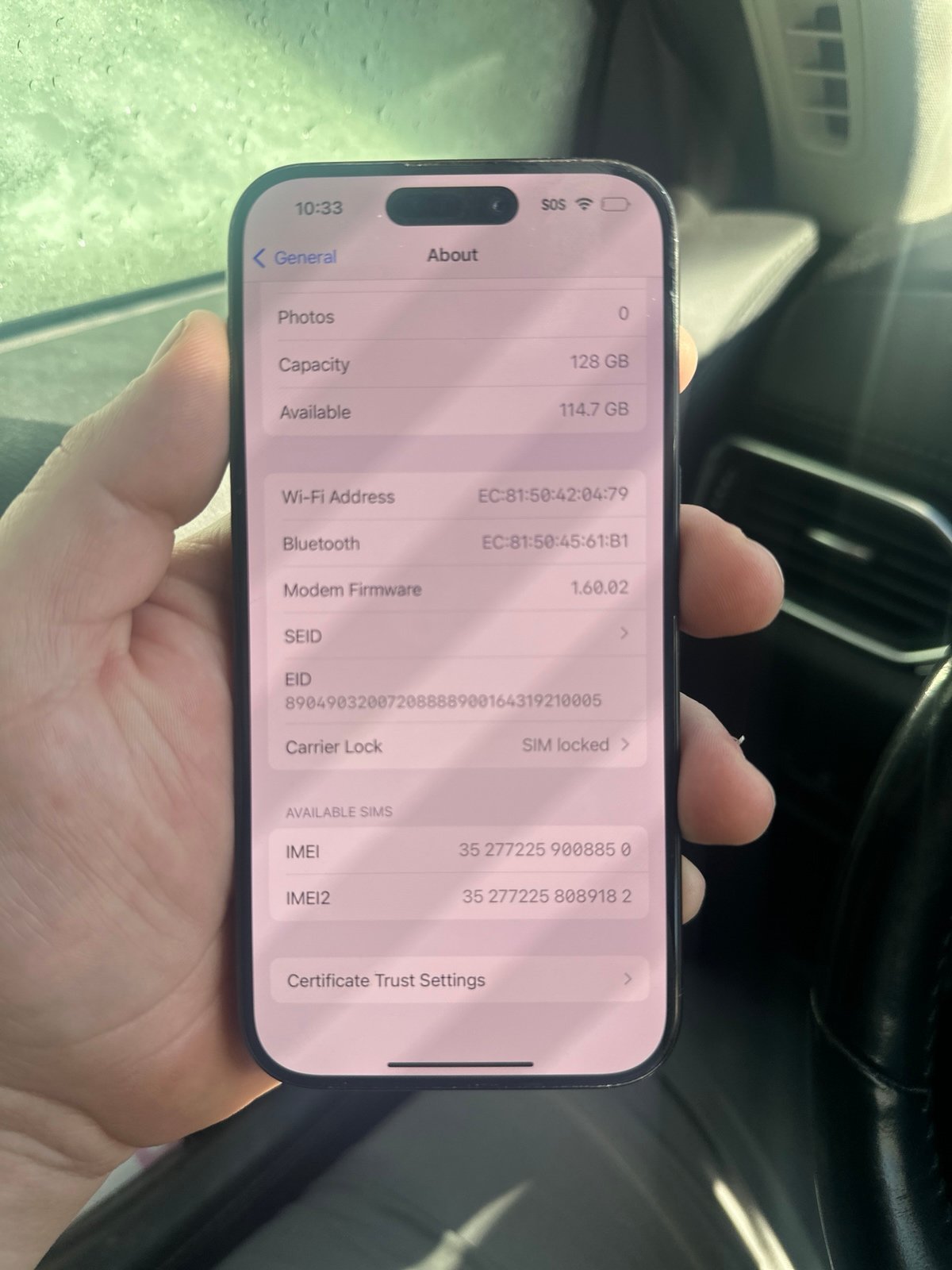 iPhone 15 Pro 128GB BLACK T-Mobile 5K16