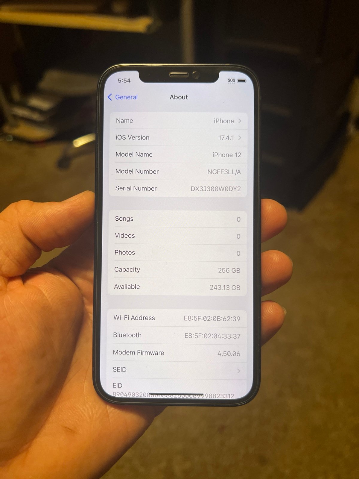 Apple iPhone 12 256gb factory unlocked 7T72