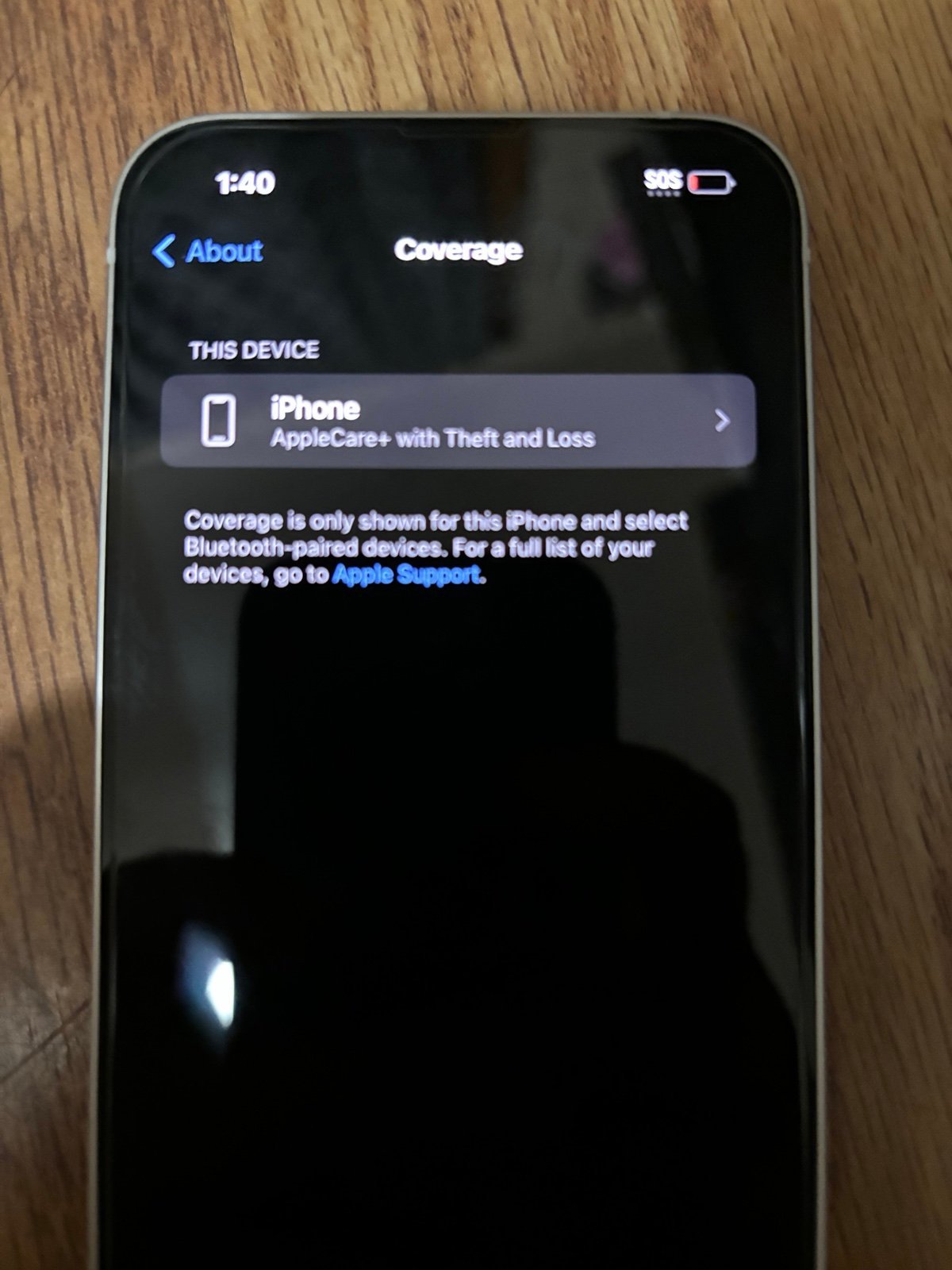 Apple iPhone 13 128 GB Unlocked With Apple care 1T51