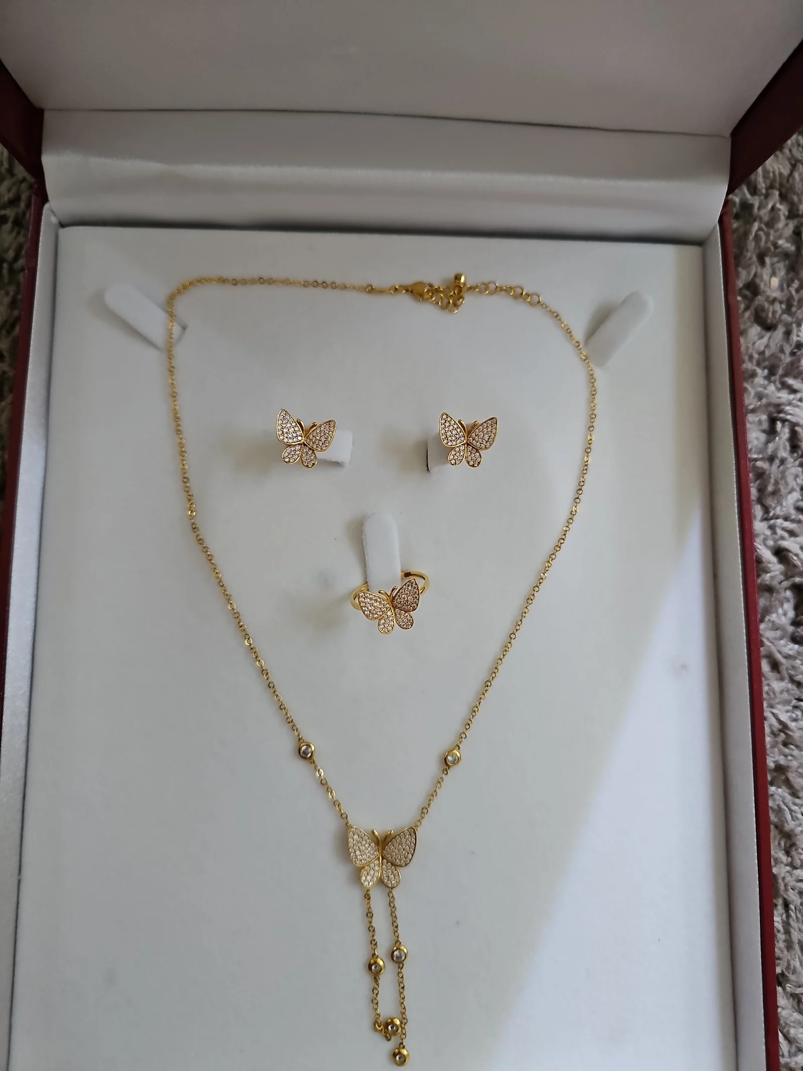 21k solid gold set