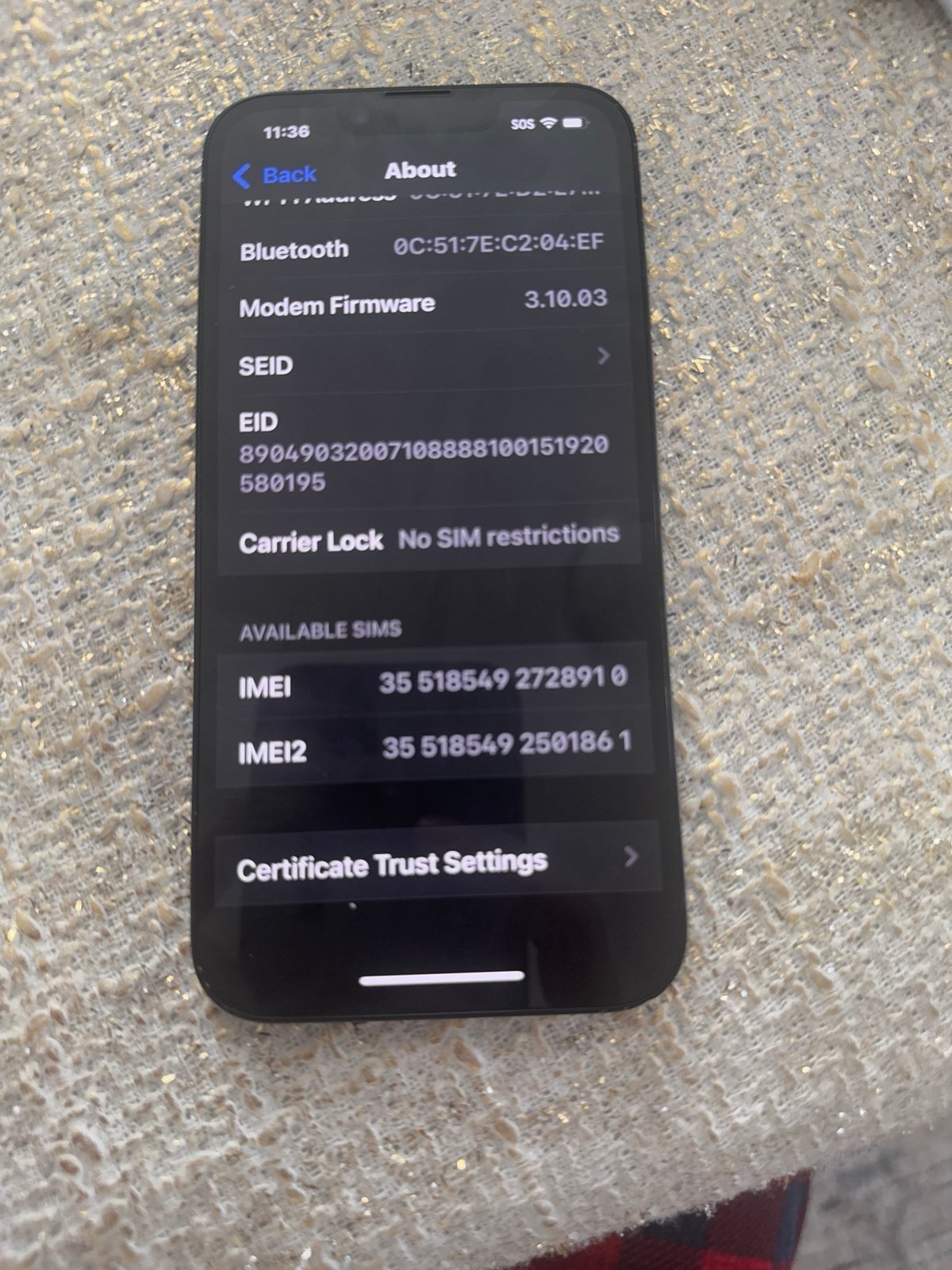 iPhone 14 128Gb Unlocked 3J91