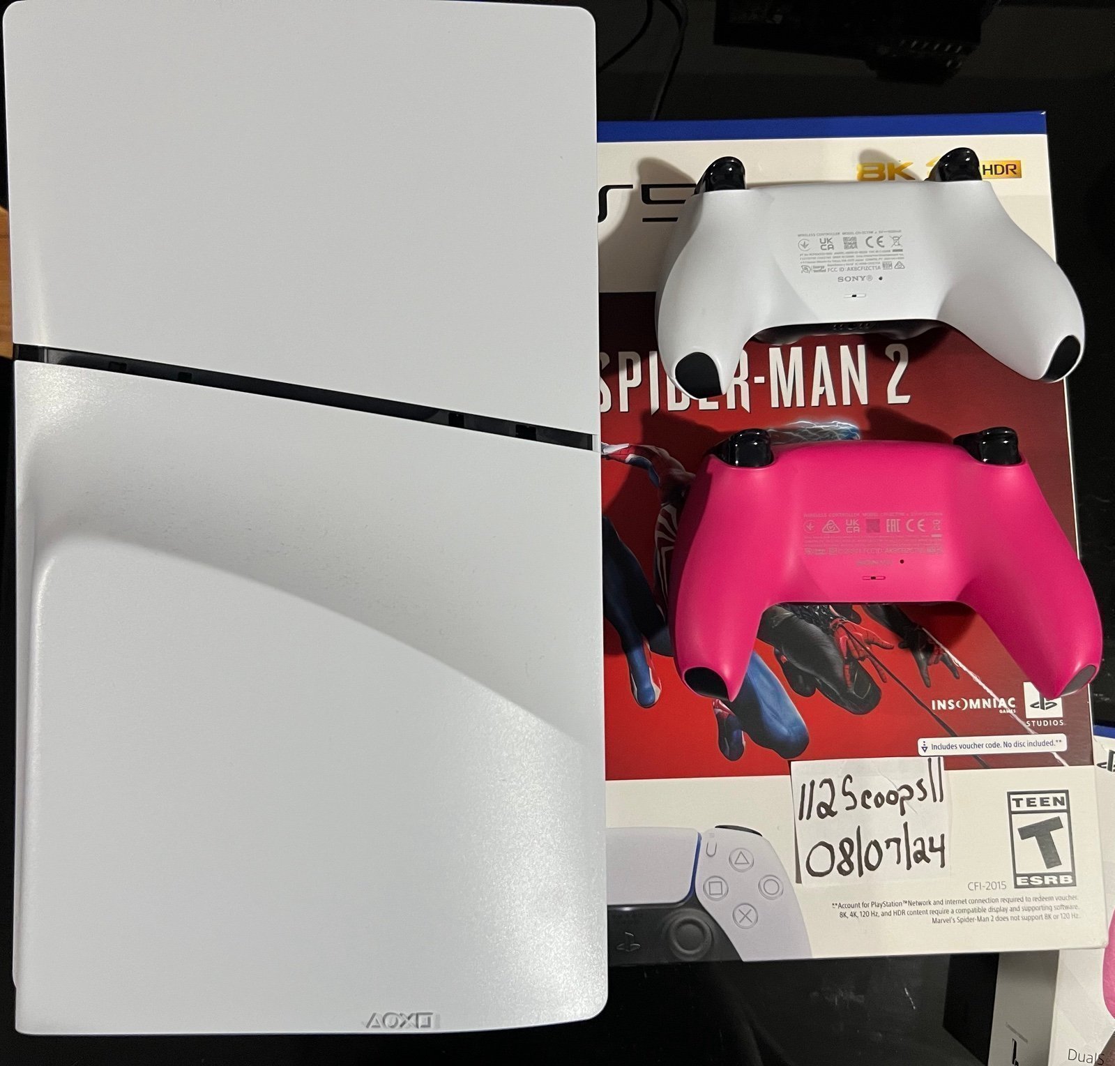 Sony PlayStation 5 Slim Console Disc Edition Marvel's Spider-Man 2 Bundle Extra 5J93