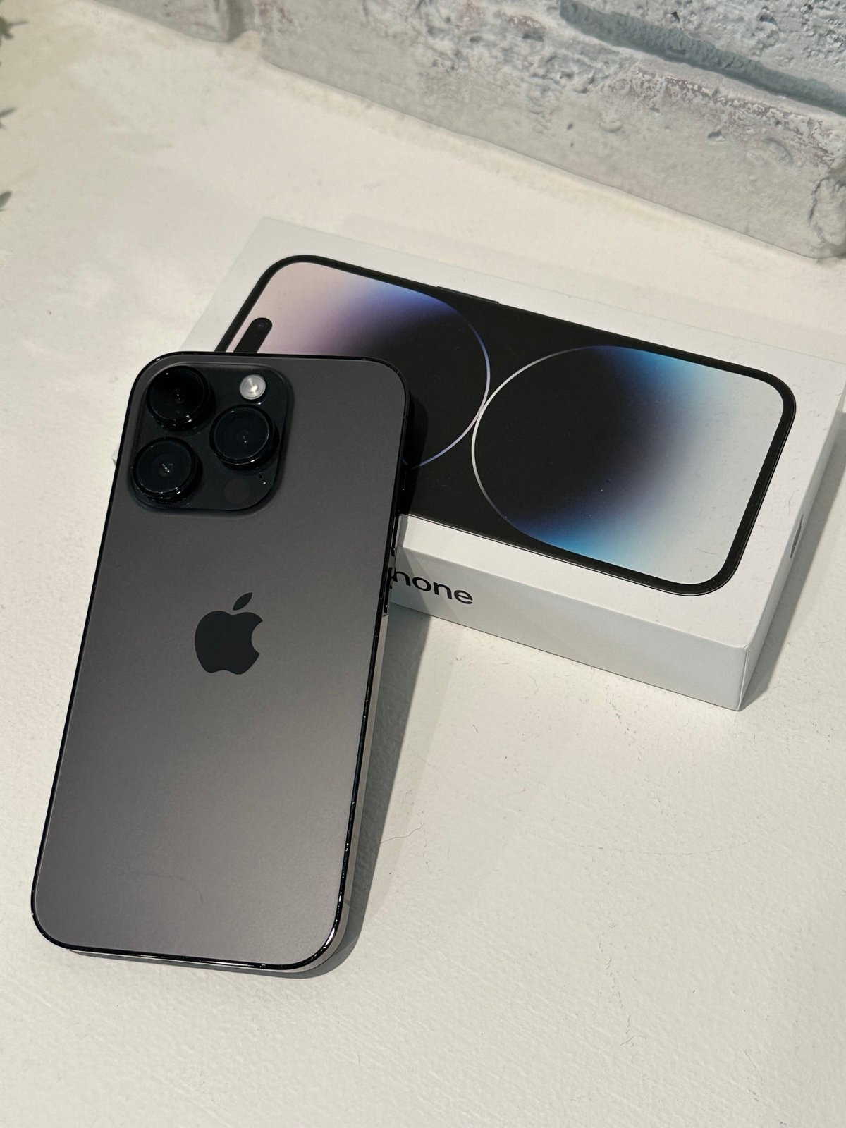 iPhone 14 Pro Phone Unlocked Space Black Factory Reset 256 GB 9Q18