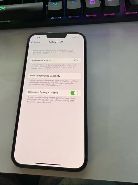 Excellent - Apple iPhone 13 Pro Max 128GB (AT&T) Phone - Trusted Seller! 6T53