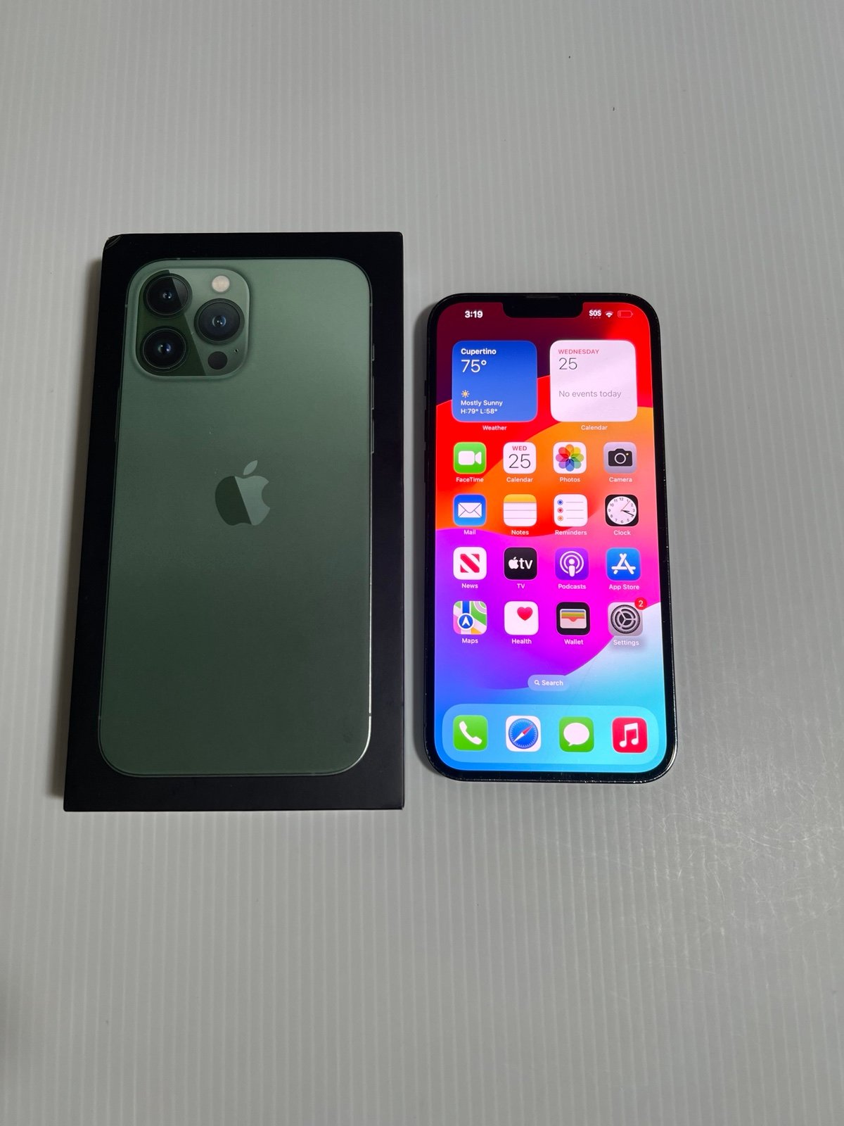 Apple iPhone 13 Pro Max 128 GB in Alpine Green - Unlocked - READ 1U72