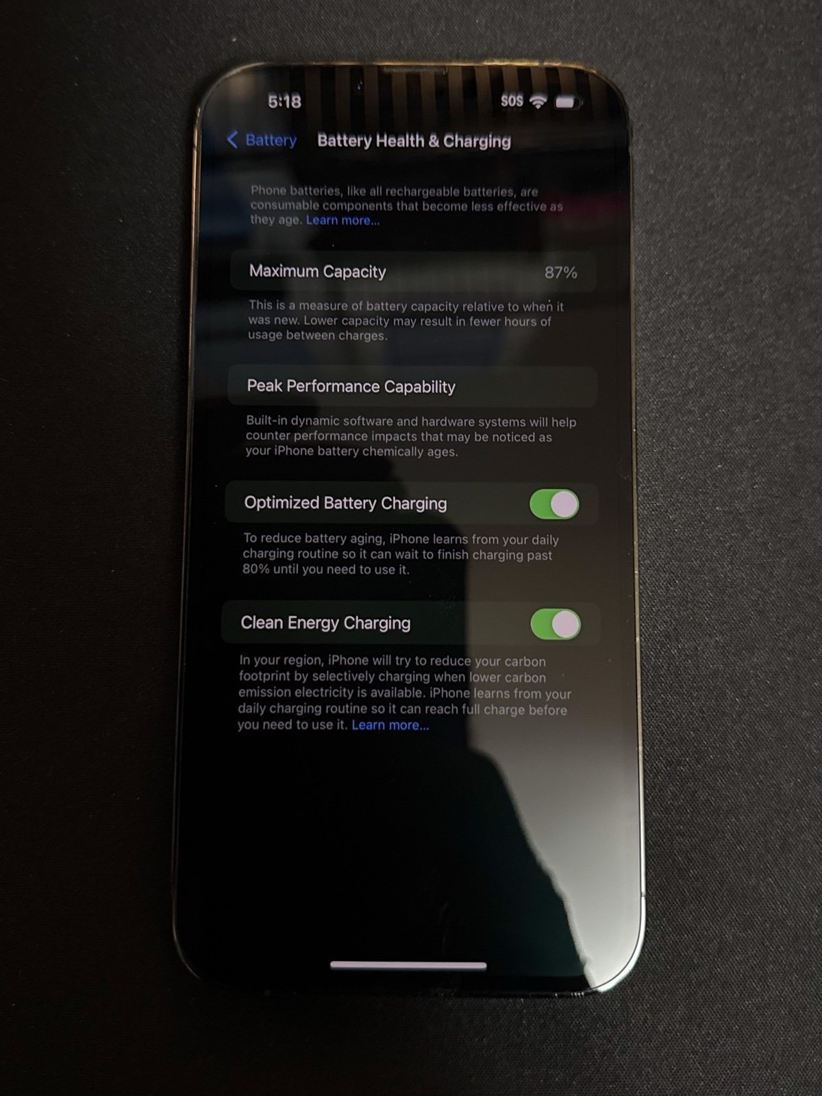 iPhone 13 Pro Max 128 GB Unlocked in Alpine Green - model # MNCE3LL/A 3W25