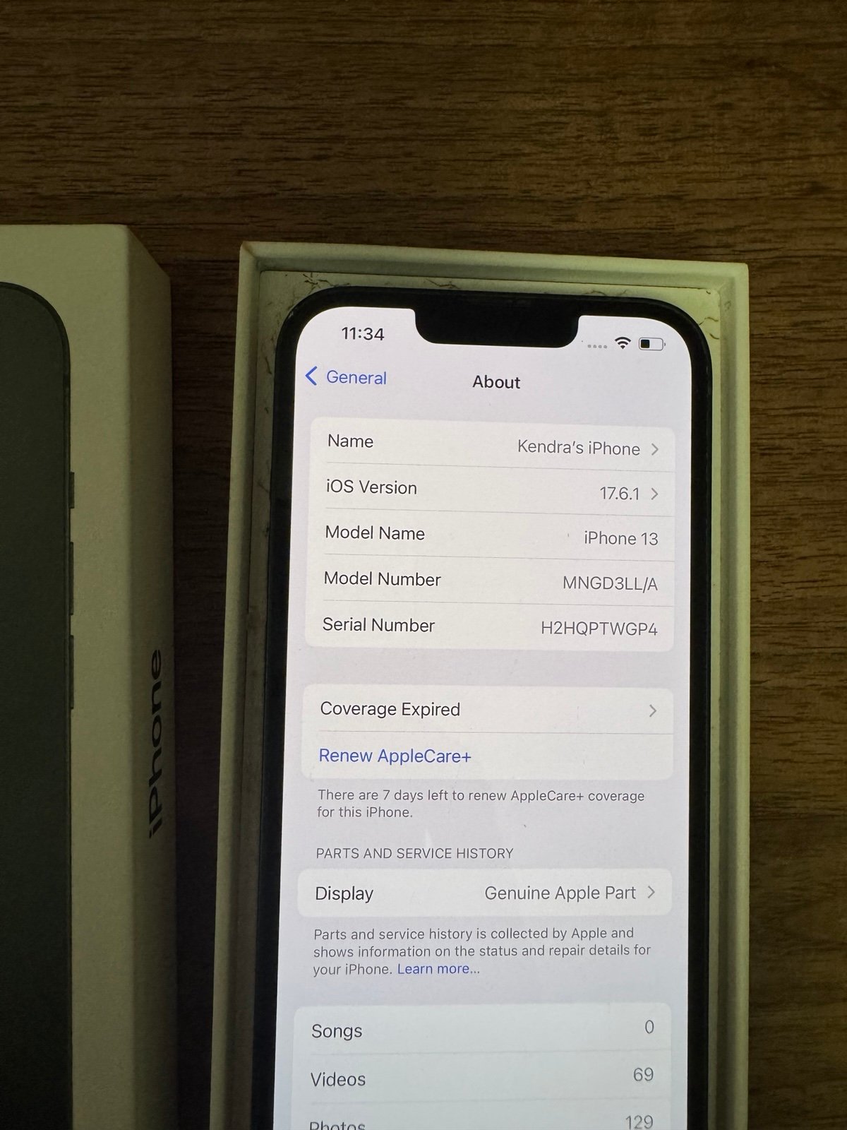 Apple iPhone 13 128 GB 6G89