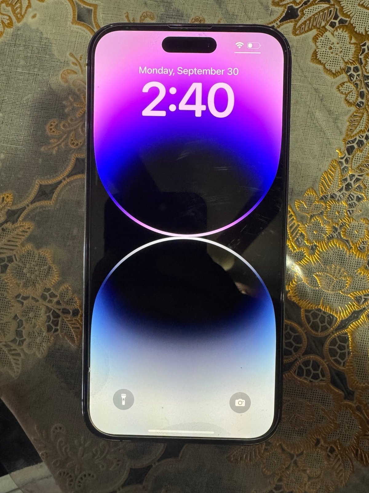 Apple iPhone 14 Pro Max 128 GB in Deep Purple for Unlocked 3X53