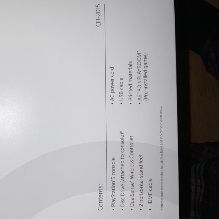 PlayStation 5 disc console 1C81