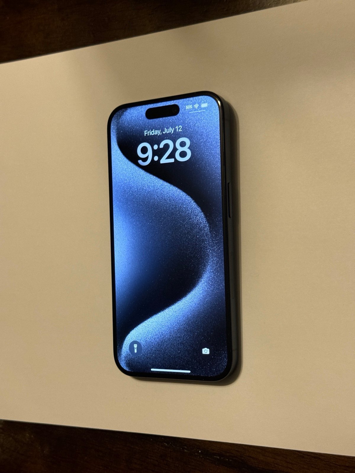 Apple iPhone 15 Pro (Unlocked) Blue Titanium / 256GB / like new 1U73