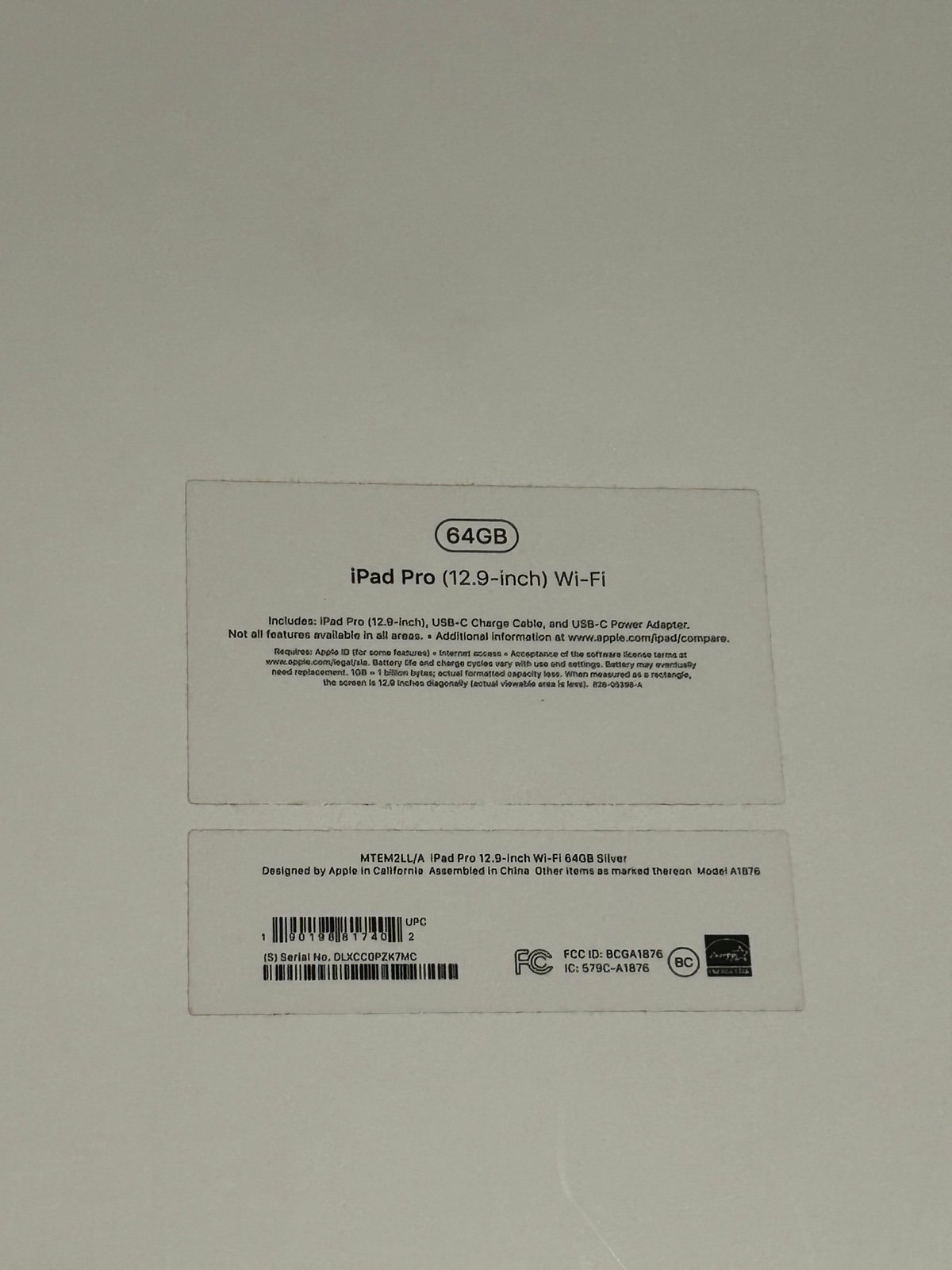 iPad Pro 3rd Gen 12.9 IN *PERFECT CONDITION * 6J19