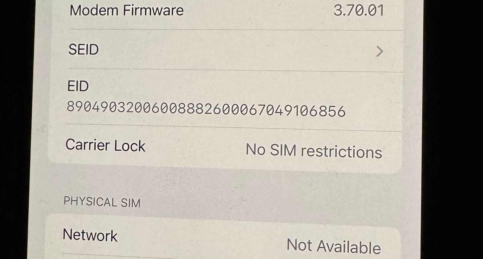 Apple iPhone 12 Pro Max 128 GB Graphite Unlocked 100% Capacity 3C38