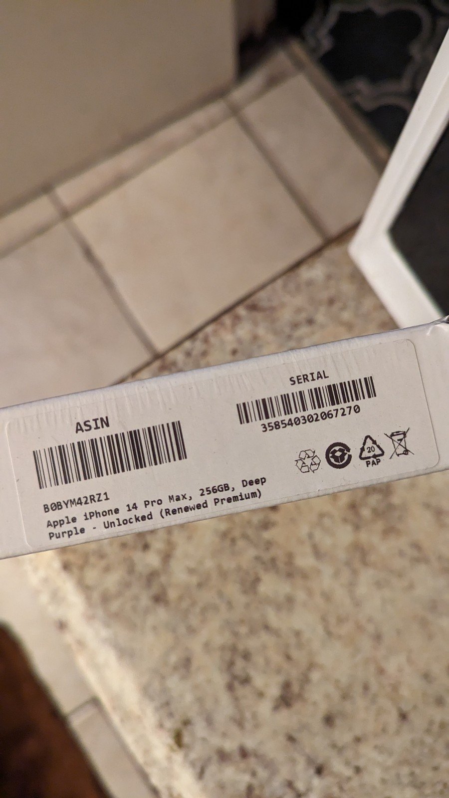 Apple iPhone 14 Pro Max 256 GB 6X15