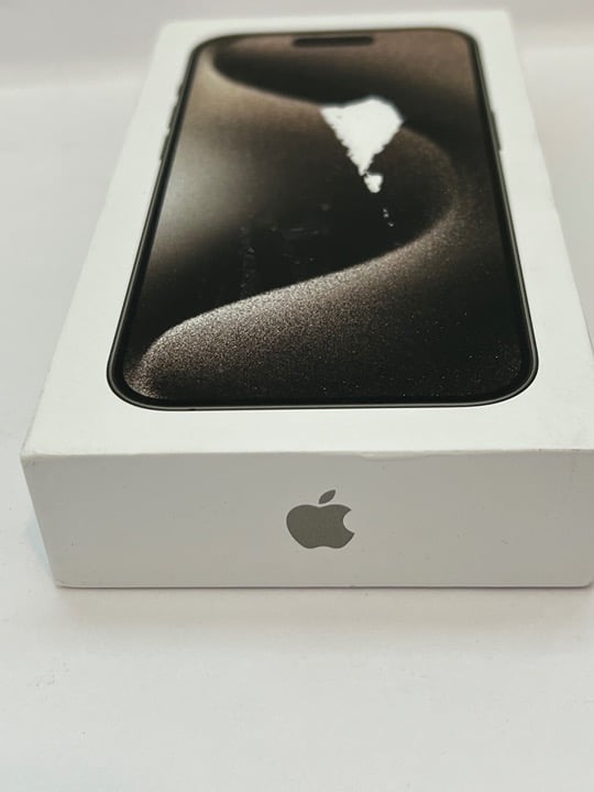 Apple iPhone 15 Pro - 256 GB Natural Titanium (Unlocked). FACTORY SEALED 3J75
