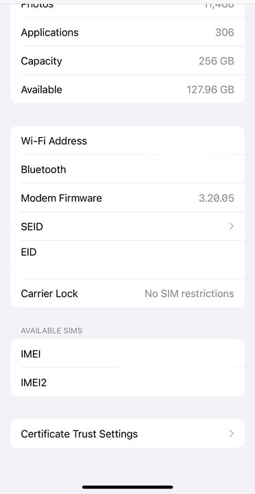 iPhone 14 Pro 256 GB Unlock 1M31