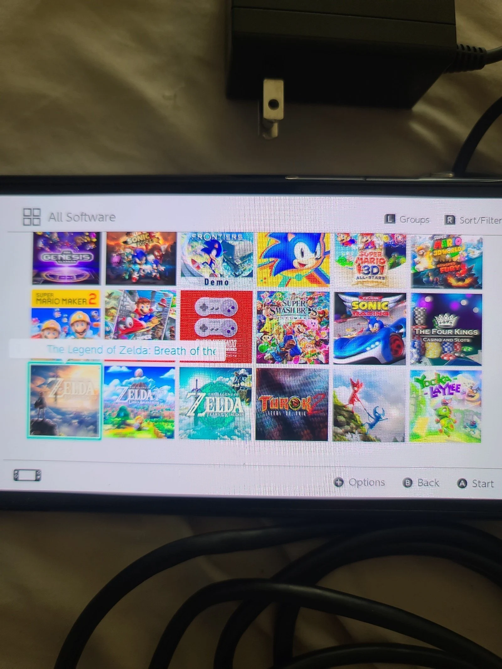 Nintendo Switch Oled model with lots of Games 6T13