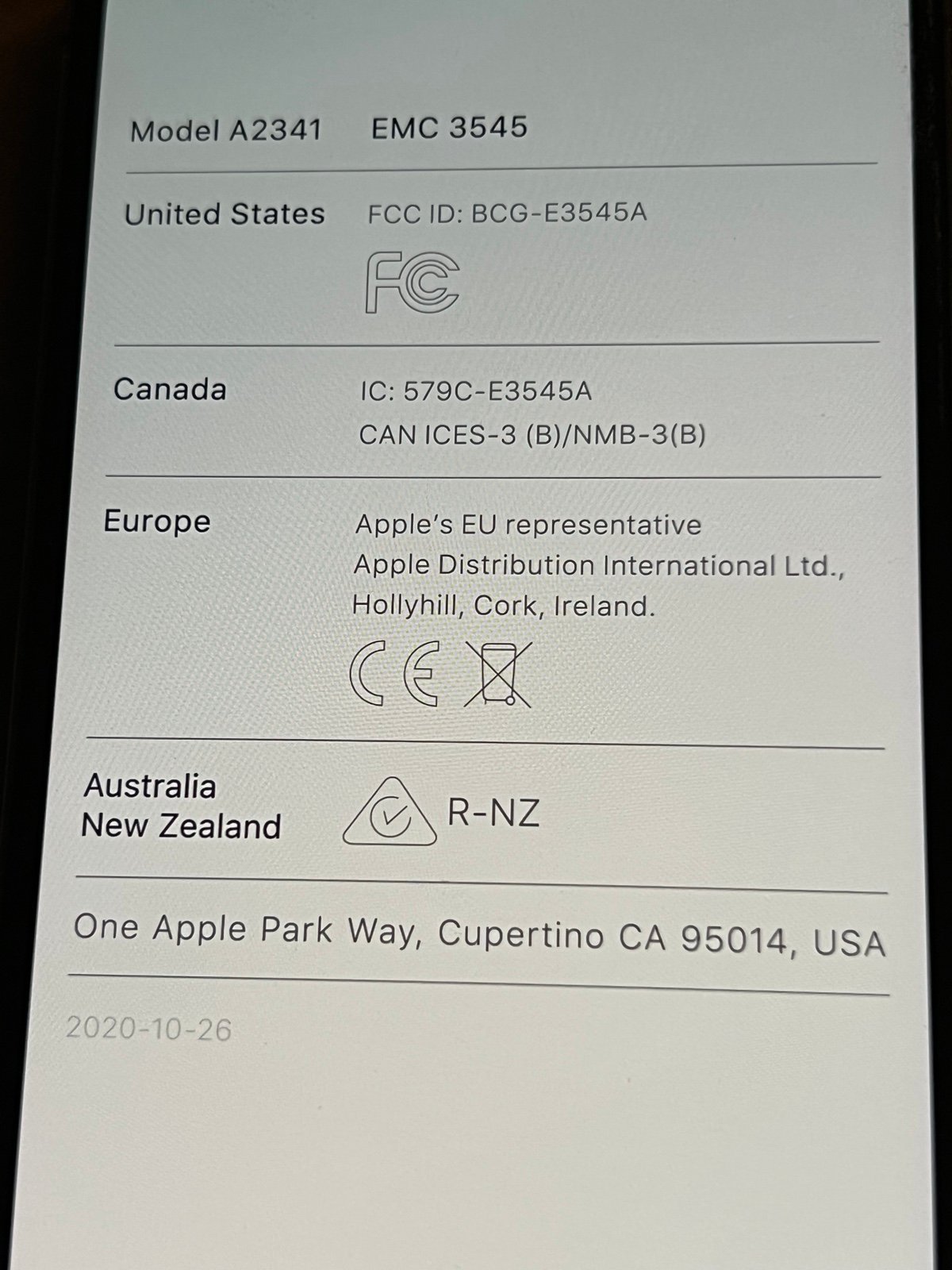 Apple iPhone 12 Pro 128 GB in Graphite for Unlocked 9W29