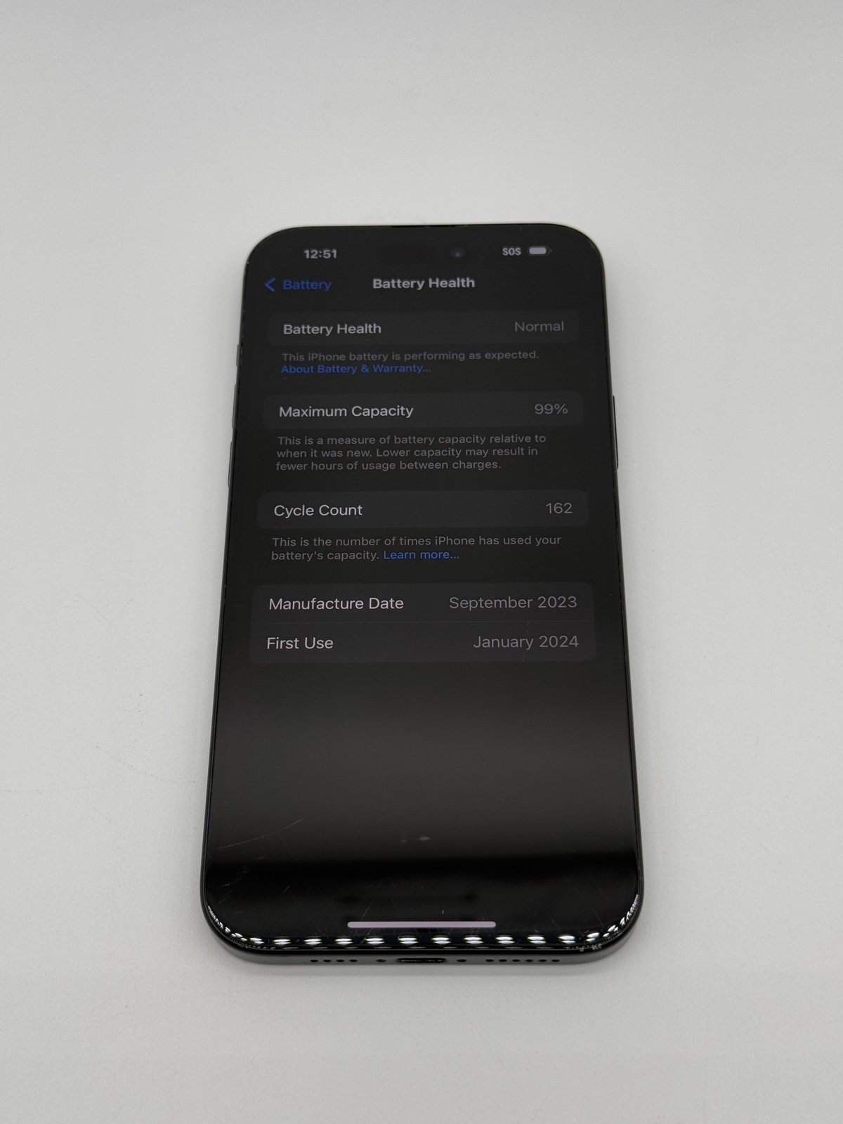 iPhone 15 Plus 128GB Black Titanium -Carrier Unlocked- Clean IMEI Fast Shipping! 7S98