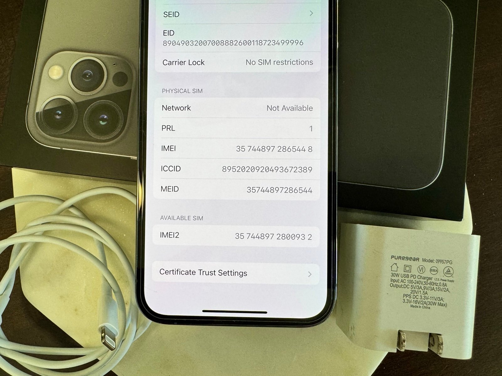 *UNLOCKED* APPLE IPHONE 13 PRO 128GB SIERRA BLUE 2M77