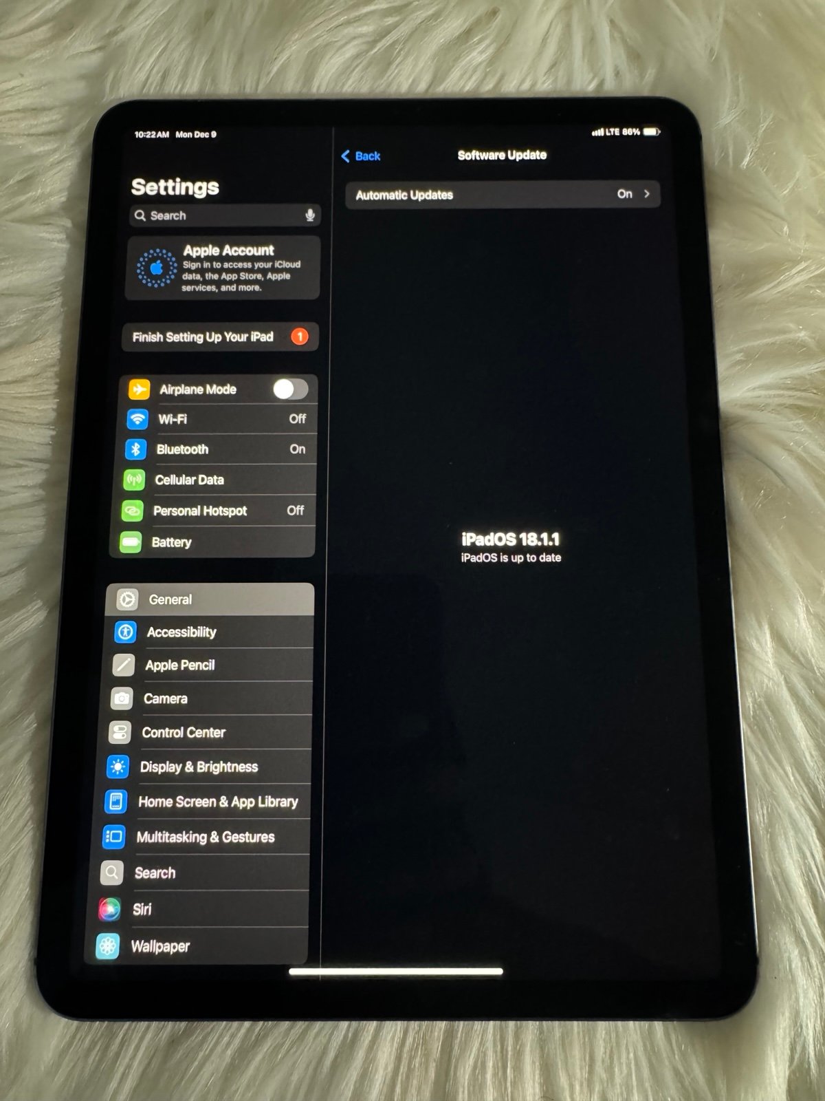 Apple iPad Pro 11 Inch WiFi + Cellular Unlocked Space Gray 9N11