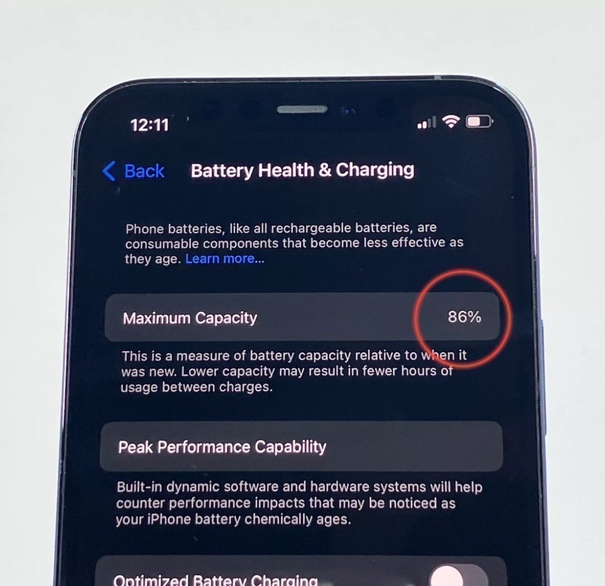 Apple iPhone 12 Pro 256GB Pacific Blue - UNLOCKED - Battery Replaced in 2023 3A79